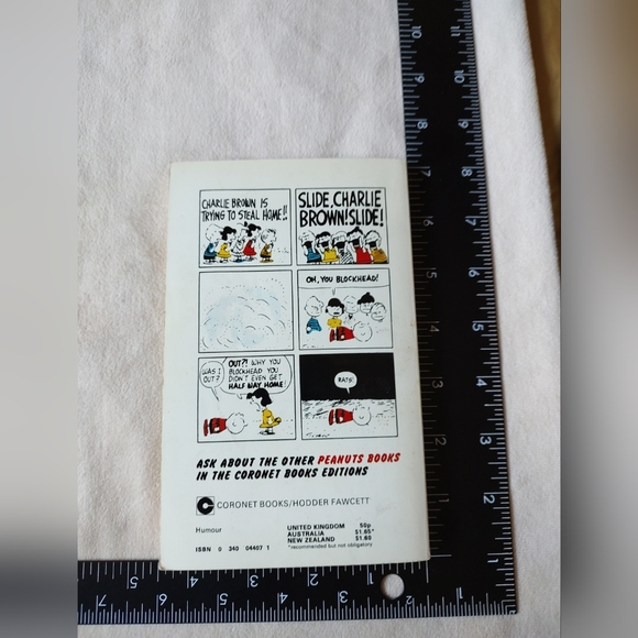 Vintage CHARLES M SCHULZ Slide Charlie Brown Slide 1977 70s Vintage Peanuts Book - Picture 10 of 15